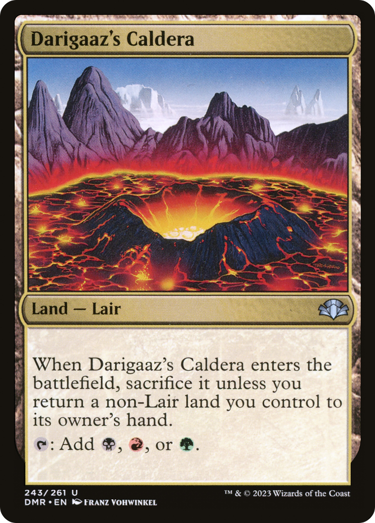 Darigaaz's Caldera [Dominaria Remastered] | Black Swamp Games
