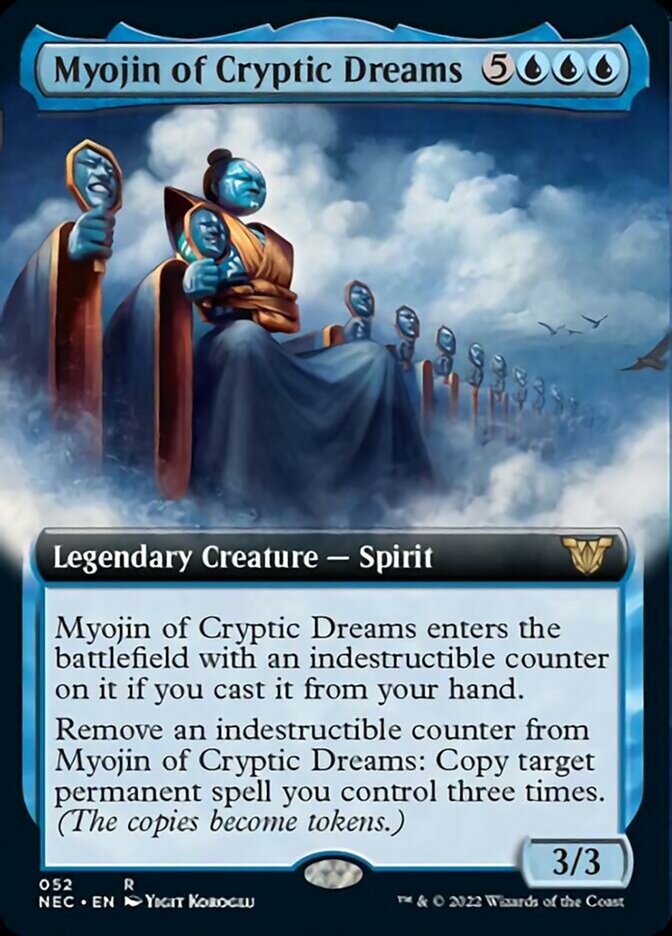 Myojin of Cryptic Dreams (Extended Art) [Kamigawa: Neon Dynasty Commander] | Black Swamp Games