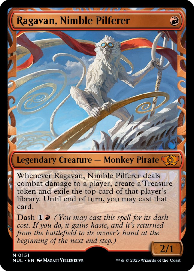 Ragavan, Nimble Pilferer (Halo Foil) [Multiverse Legends] | Black Swamp Games