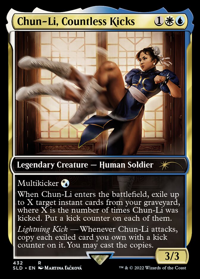 Chun-Li, Countless Kicks [Secret Lair Drop Series] | Black Swamp Games