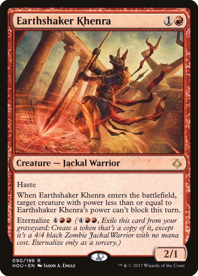 Earthshaker Khenra [Hour of Devastation] | Black Swamp Games