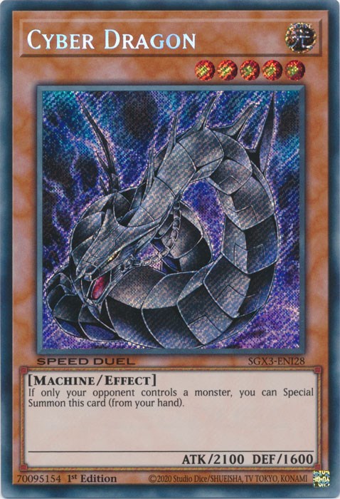 Cyber Dragon [SGX3-ENI28] Secret Rare | Black Swamp Games