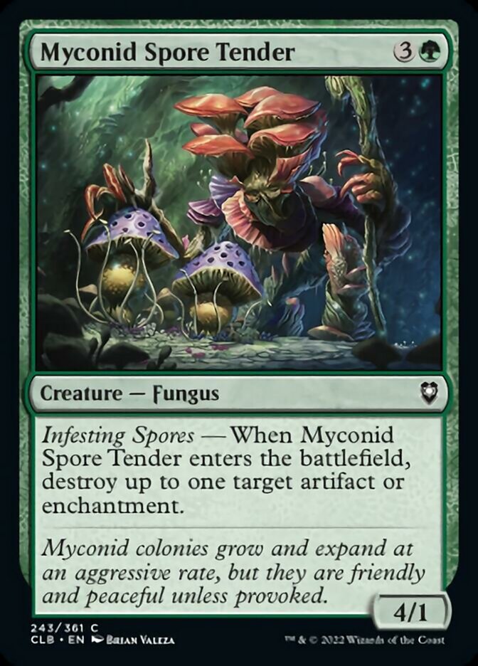 Myconid Spore Tender [Commander Legends: Battle for Baldur's Gate] | Black Swamp Games