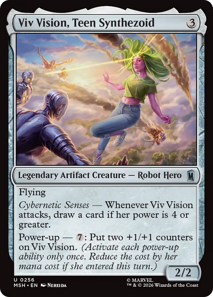 Viv Vision, Teen Synthezoid [Marvel Super Heroes] | Black Swamp Games