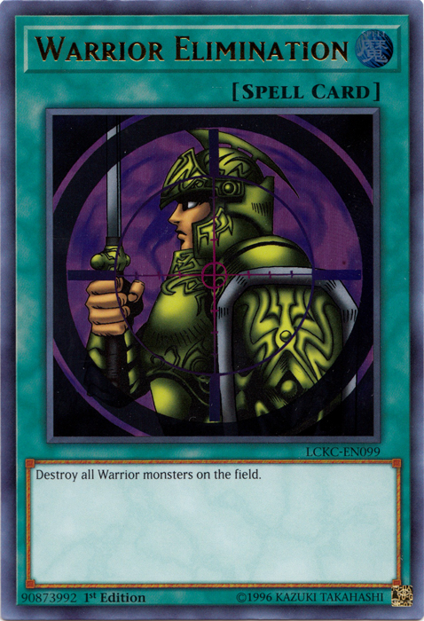Warrior Elimination [LCKC-EN099] Ultra Rare | Black Swamp Games