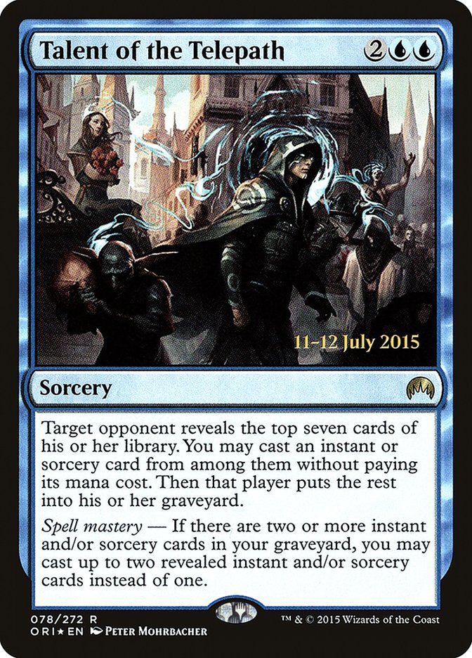 Talent of the Telepath [Magic Origins Prerelease Promos] | Black Swamp Games