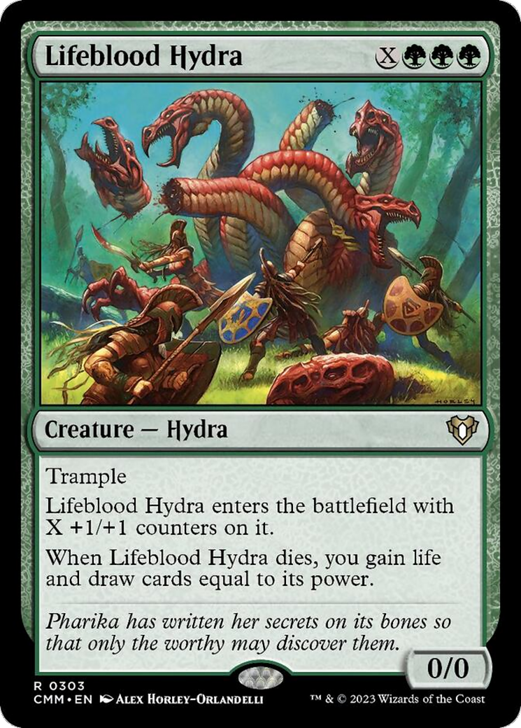 Lifeblood Hydra [Commander Masters] | Black Swamp Games