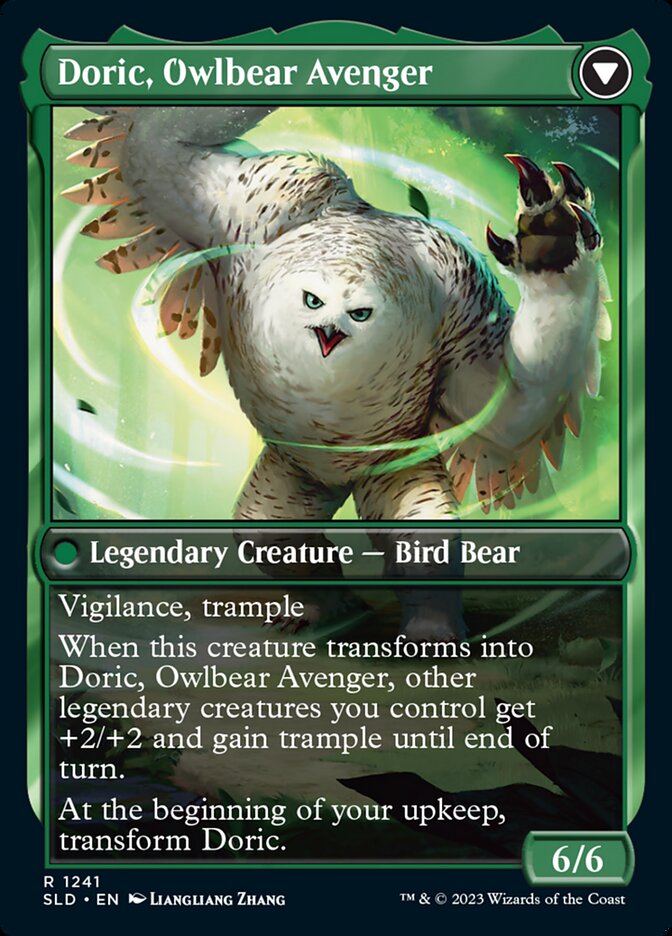 Doric, Nature's Warden // Doric, Owlbear Avenger [Secret Lair Drop Series] | Black Swamp Games