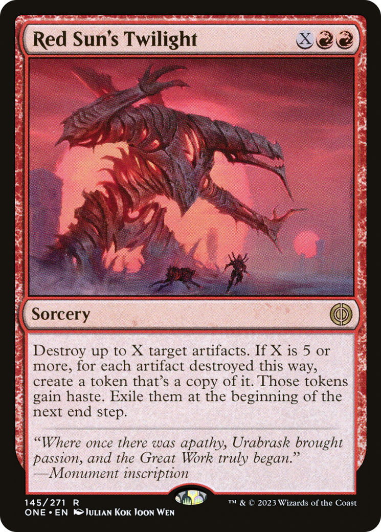 Red Sun's Twilight [Phyrexia: All Will Be One] | Black Swamp Games