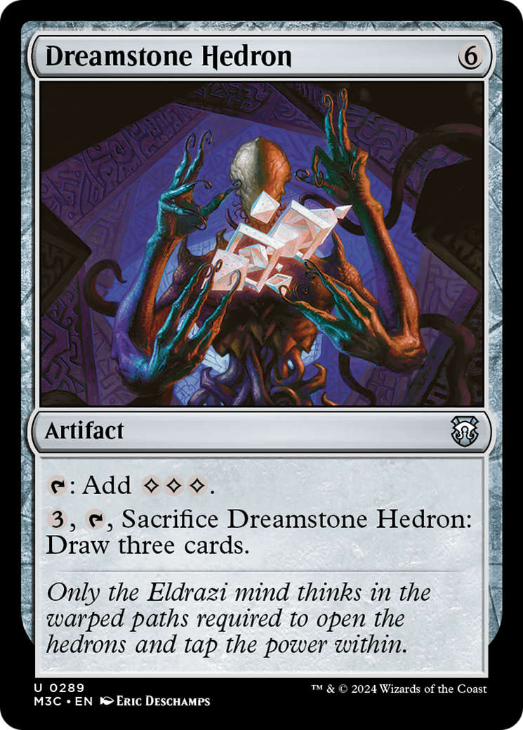 Dreamstone Hedron (Ripple Foil) [Modern Horizons 3 Commander] | Black Swamp Games