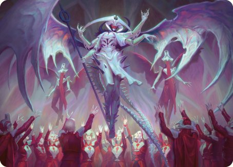 Atraxa, Grand Unifier Art Card [Phyrexia: All Will Be One Art Series] | Black Swamp Games