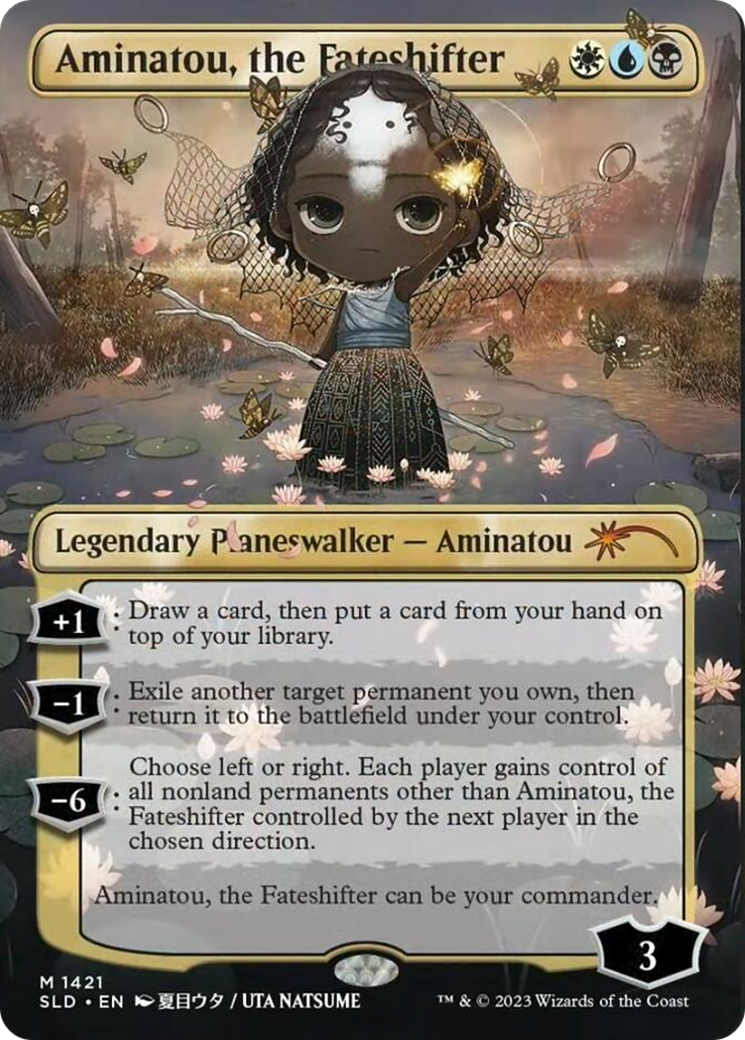 Aminatou, the Fateshifter (Rainbow Foil) [Secret Lair Drop Series] | Black Swamp Games