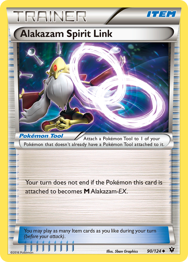 Alakazam Spirit Link (90/124) [XY: Fates Collide] | Black Swamp Games