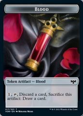 Blood // Spirit (002) Double-Sided Token [Innistrad: Crimson Vow Tokens] | Black Swamp Games