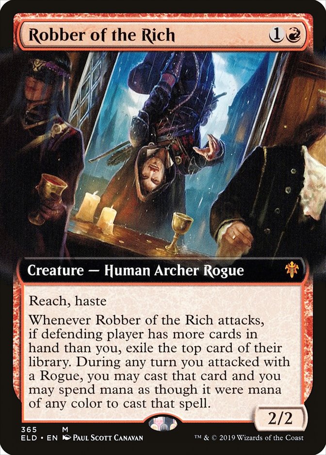 Robber of the Rich (Extended Art) [Throne of Eldraine] | Black Swamp Games