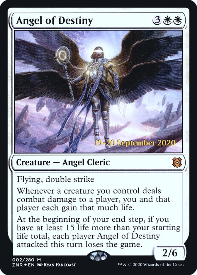 Angel of Destiny [Zendikar Rising Prerelease Promos] | Black Swamp Games