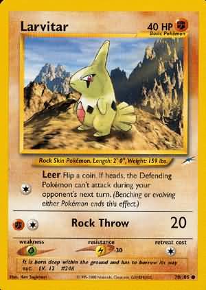 Larvitar (70/105) [Neo Destiny Unlimited] | Black Swamp Games