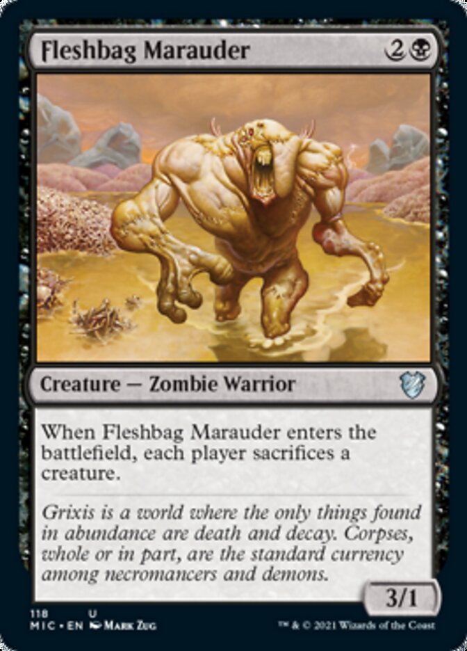 Fleshbag Marauder [Innistrad: Midnight Hunt Commander] | Black Swamp Games