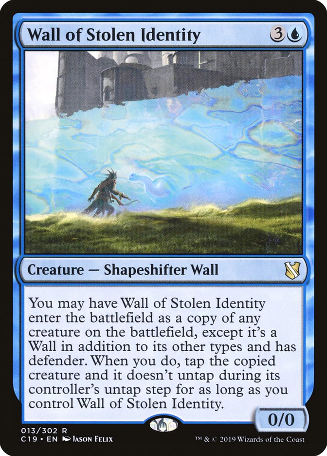 Wall of Stolen Identity [Commander 2019] | Black Swamp Games