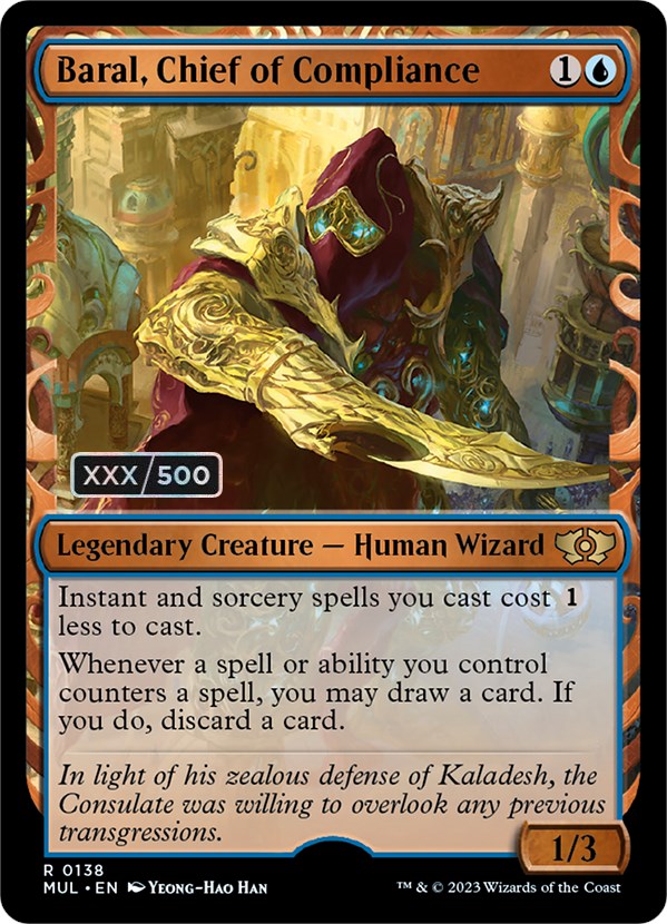 Baral, Chief of Compliance (Serialized) [Multiverse Legends] | Black Swamp Games