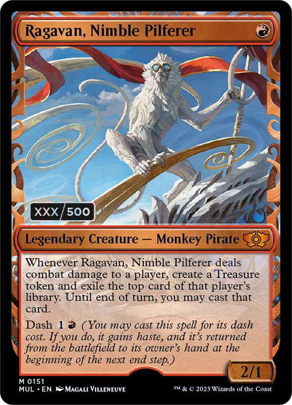 Ragavan, Nimble Pilferer (Serialized) [Multiverse Legends] | Black Swamp Games