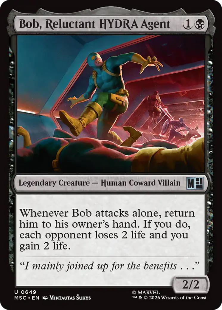 Bob, Reluctant HYDRA Agent [Marvel Super Heroes Commander] | Black Swamp Games