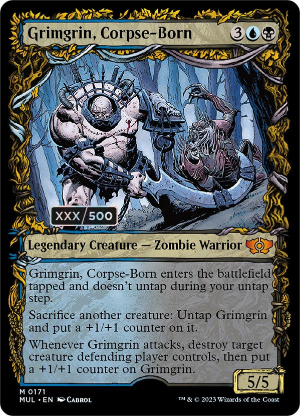 Grimgrin, Corpse-Born (Serialized) [Multiverse Legends] | Black Swamp Games