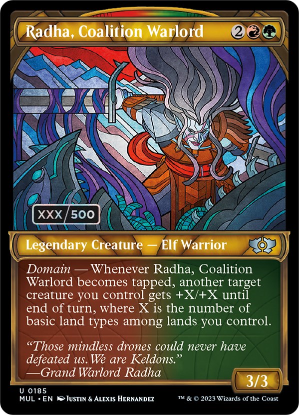 Radha, Coalition Warlord (Serialized) [Multiverse Legends] | Black Swamp Games