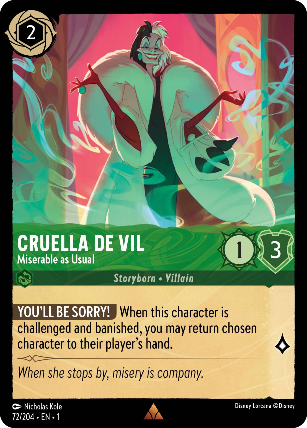 Cruella de Vil - Miserable as Usual (72/204) [The First Chapter] | Black Swamp Games