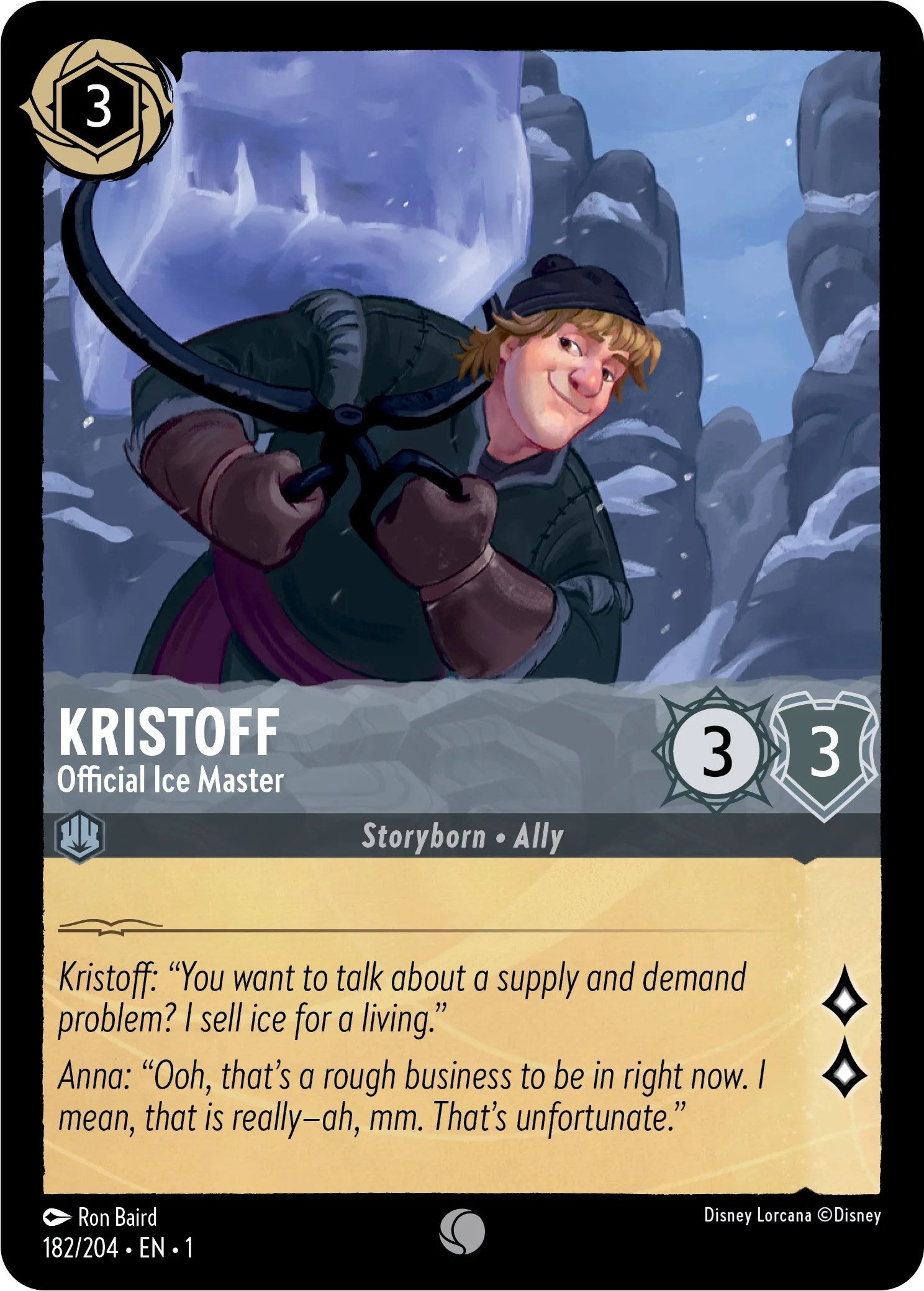 Kristoff - Official Ice Master (182/204) [The First Chapter] | Black Swamp Games