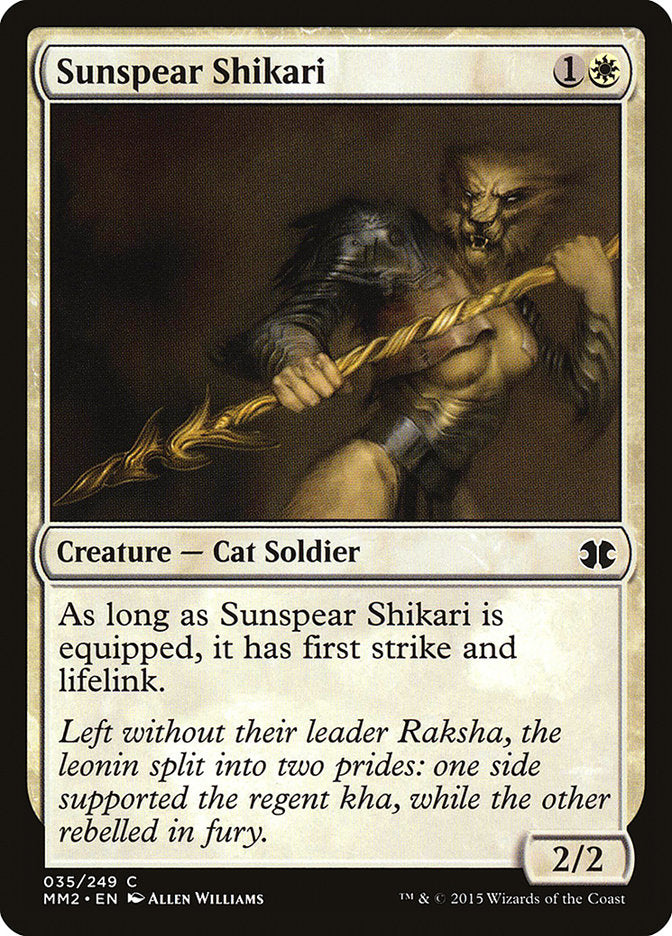 Sunspear Shikari [Modern Masters 2015] | Black Swamp Games
