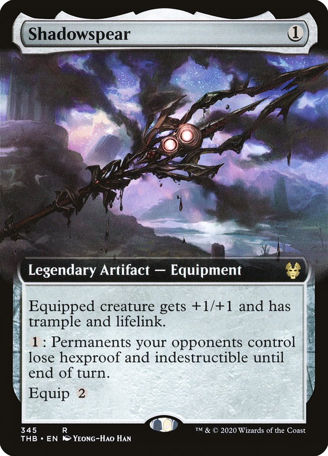 Shadowspear (Extended Art) [Theros Beyond Death] | Black Swamp Games