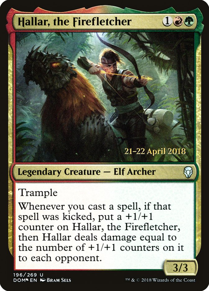 Hallar, the Firefletcher [Dominaria Prerelease Promos] | Black Swamp Games