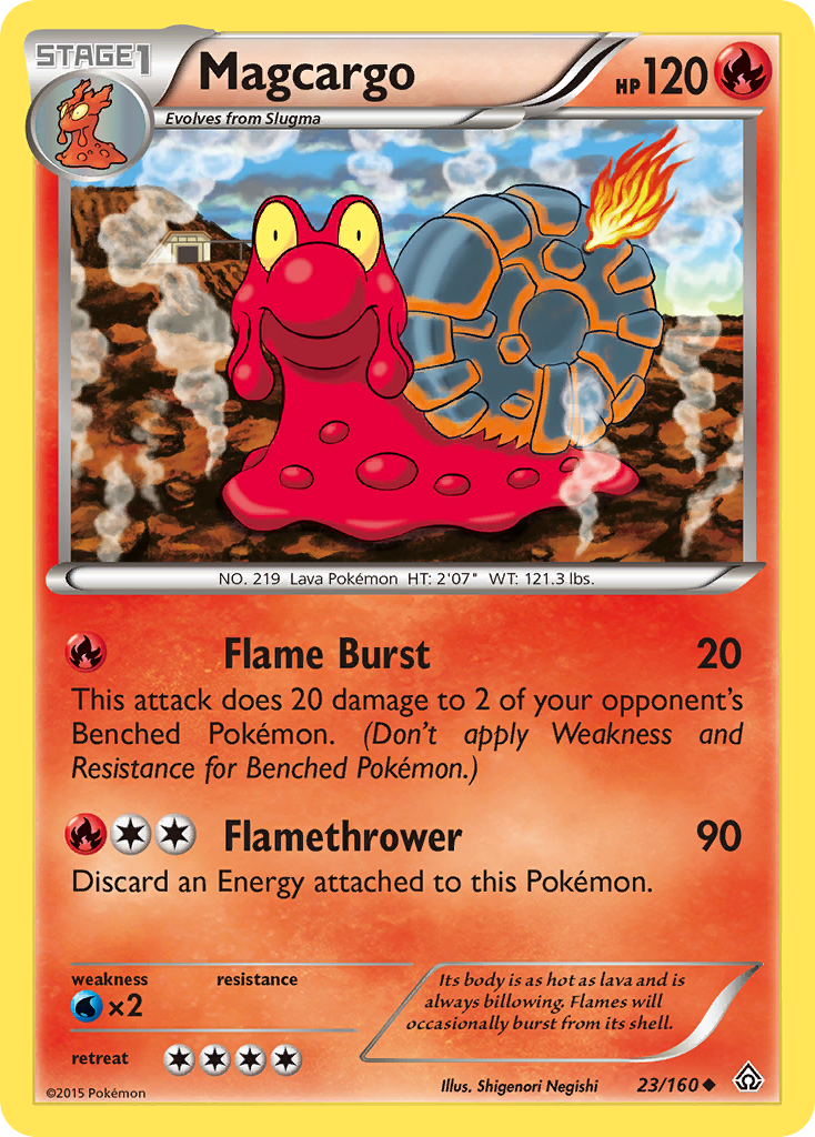 Magcargo (23/160) [XY: Primal Clash] | Black Swamp Games