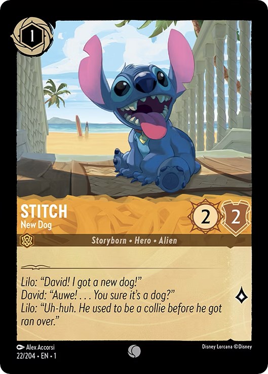 Stitch - New Dog (22/204) [The First Chapter] | Black Swamp Games