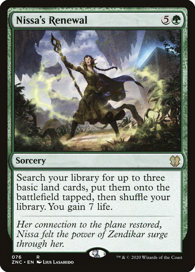 Nissa's Renewal [Zendikar Rising Commander] | Black Swamp Games