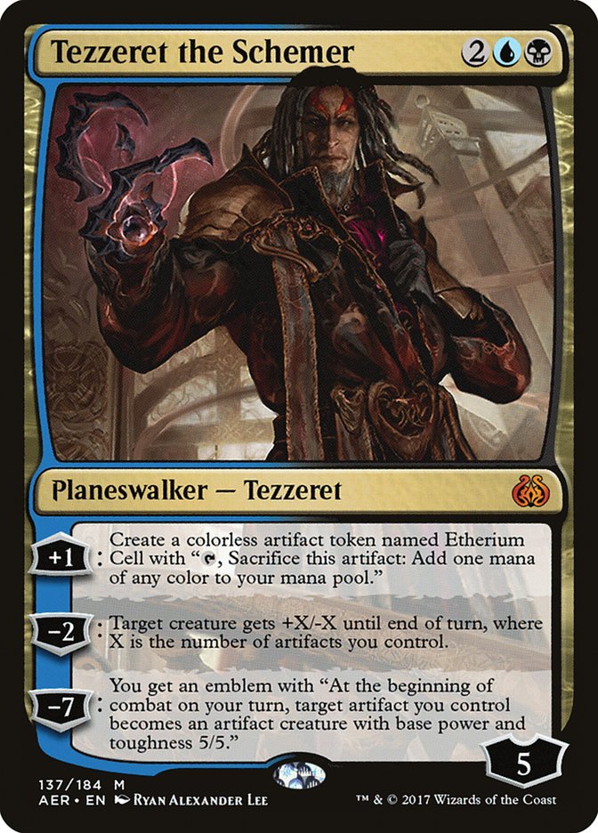 Tezzeret the Schemer [Aether Revolt] | Black Swamp Games