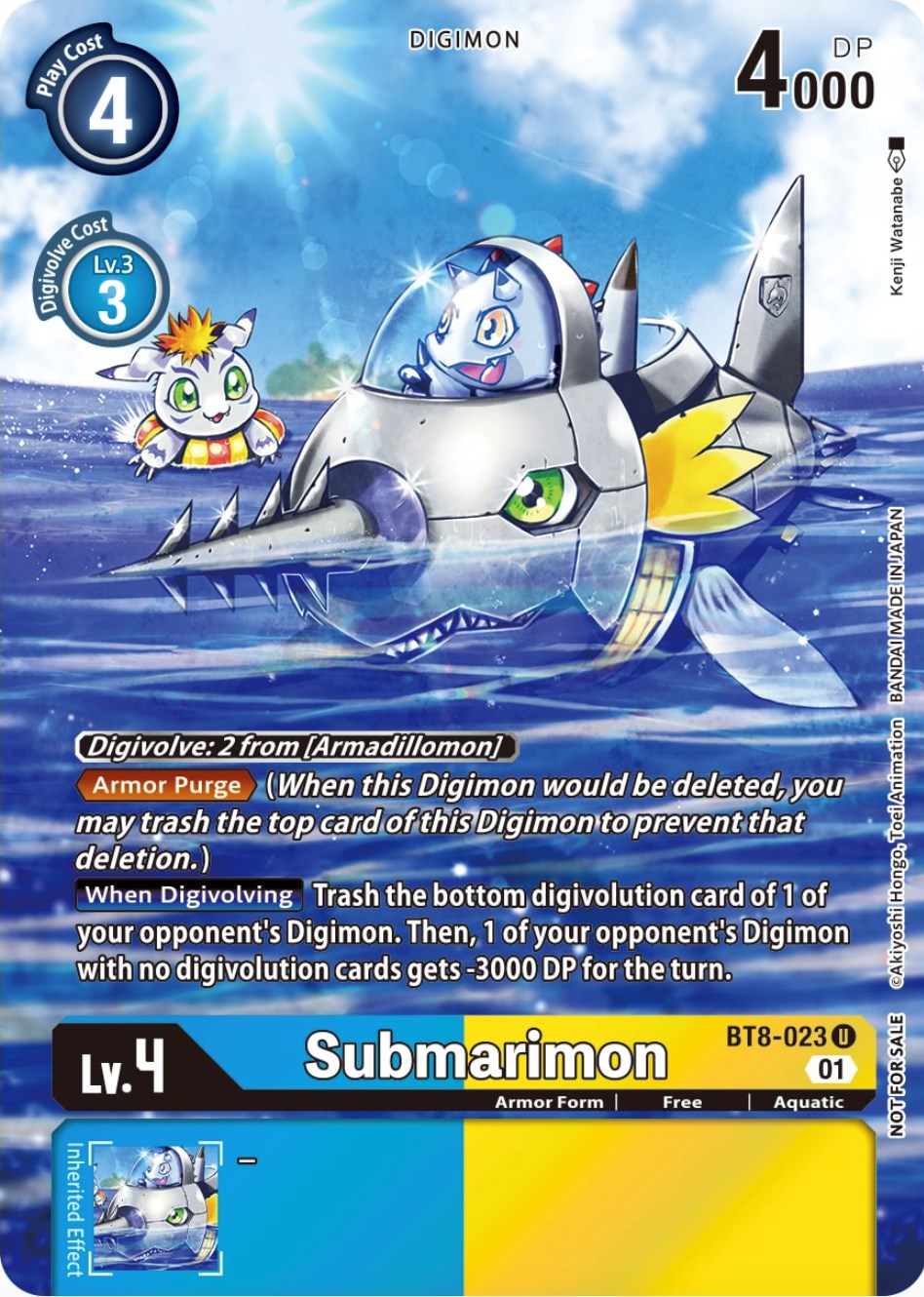 Submarimon [BT8-023] (Official Tournament Pack Vol.9) [New Awakening Promos] | Black Swamp Games