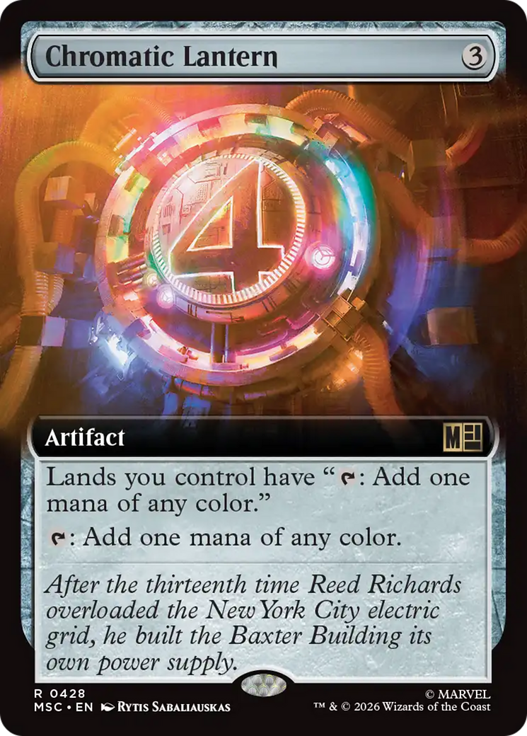 Chromatic Lantern (Extended Art) [Marvel Super Heroes Commander] | Black Swamp Games