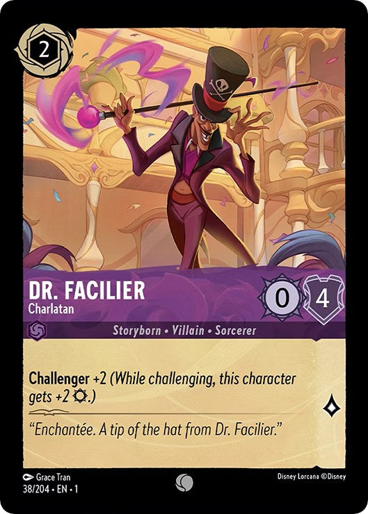 Dr. Facilier - Charlatan (38/204) [The First Chapter] | Black Swamp Games