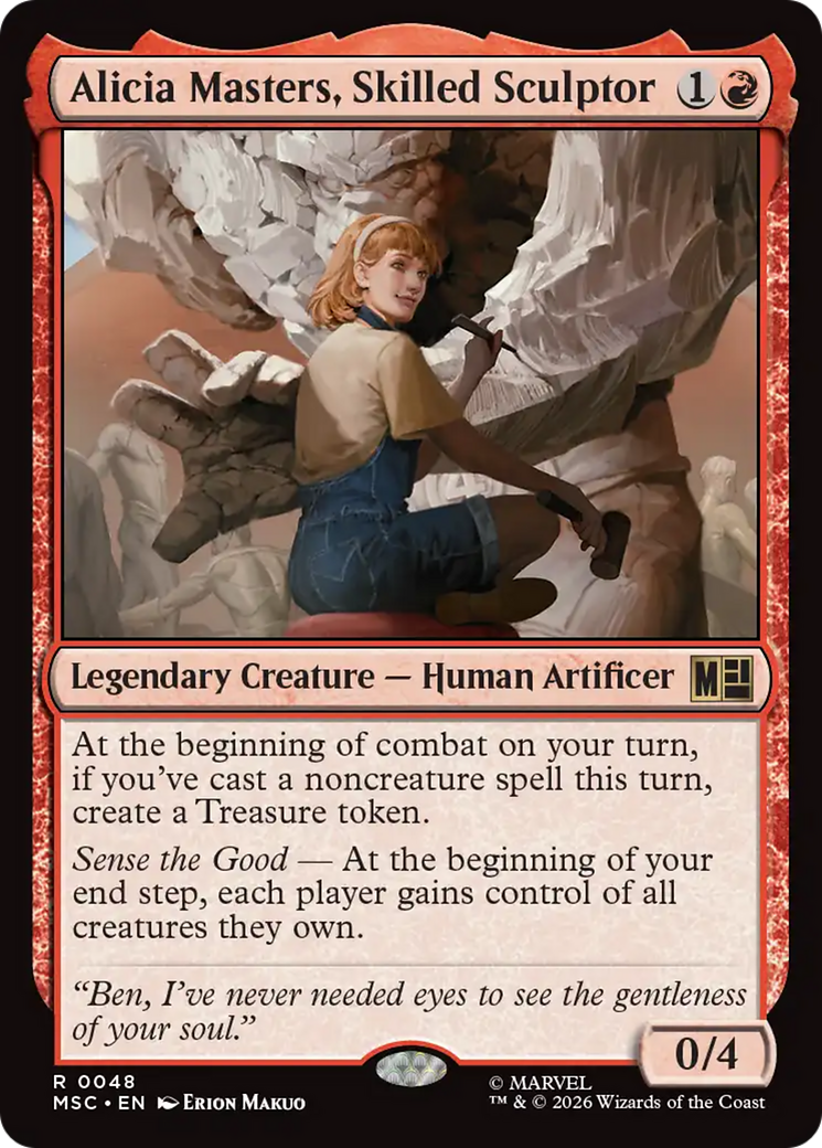Alicia Masters, Skilled Sculptor [Marvel Super Heroes Commander] | Black Swamp Games