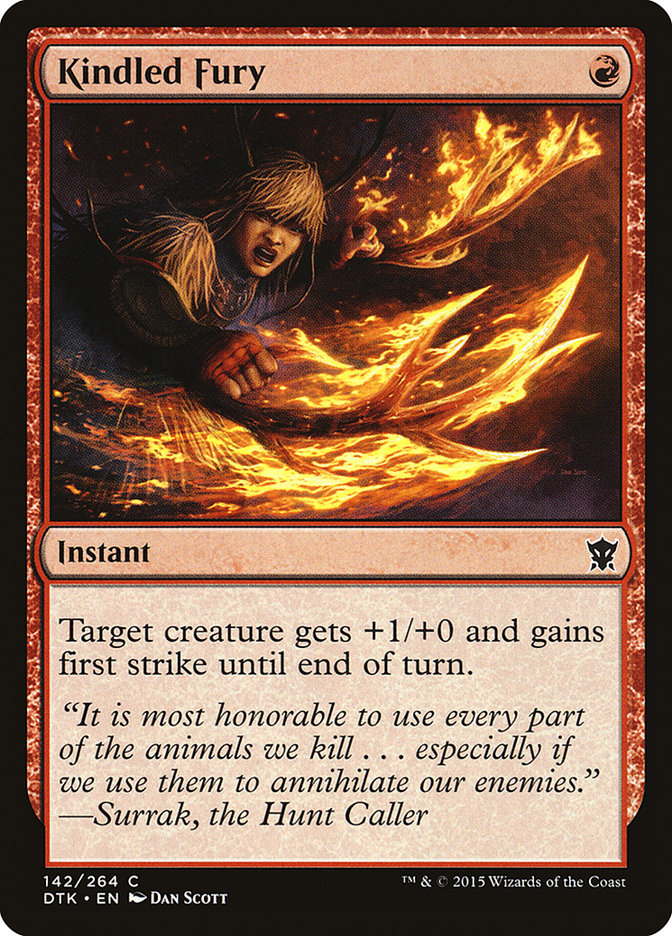 Kindled Fury [Dragons of Tarkir] | Black Swamp Games
