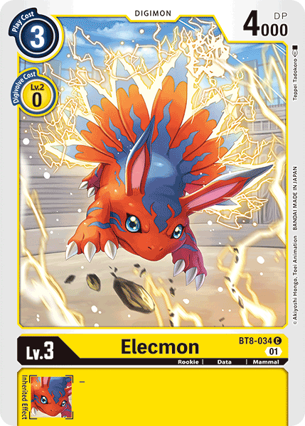 Elecmon [BT8-034] [New Awakening] | Black Swamp Games