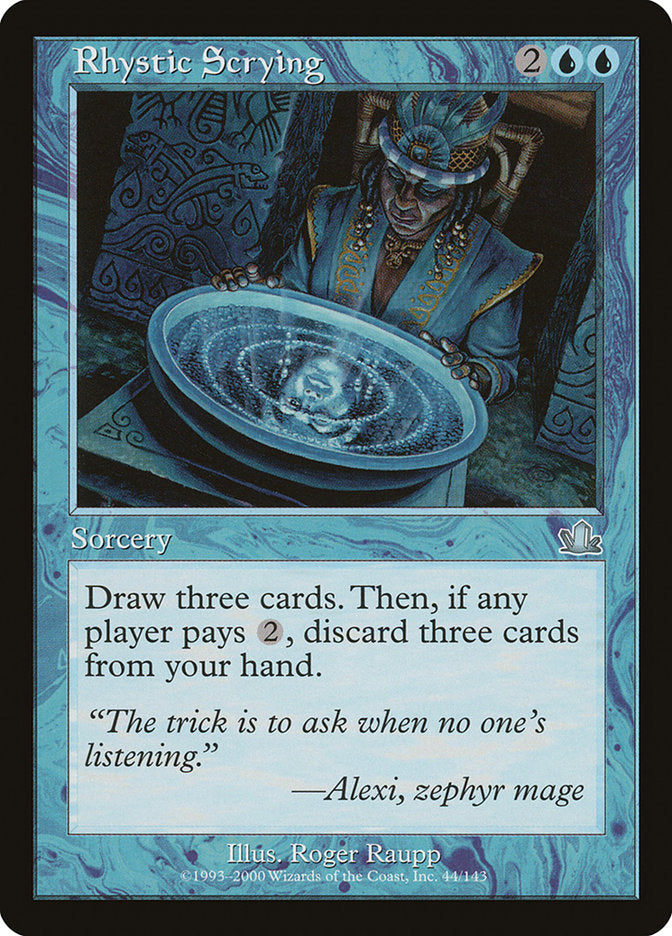Rhystic Scrying [Prophecy] | Black Swamp Games