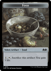 Knight // Food (0013) Double-Sided Token [Wilds of Eldraine Tokens] | Black Swamp Games