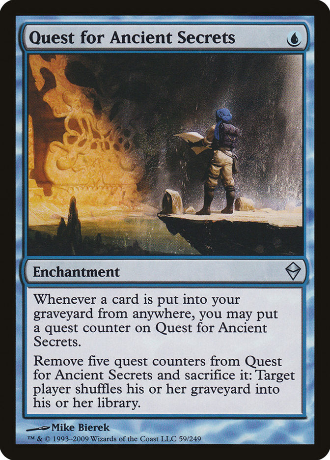 Quest for Ancient Secrets [Zendikar] | Black Swamp Games