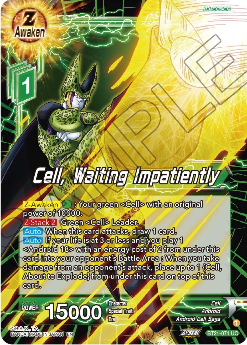 Cell, Waiting Impatiently (BT21-071) [Wild Resurgence] | Black Swamp Games