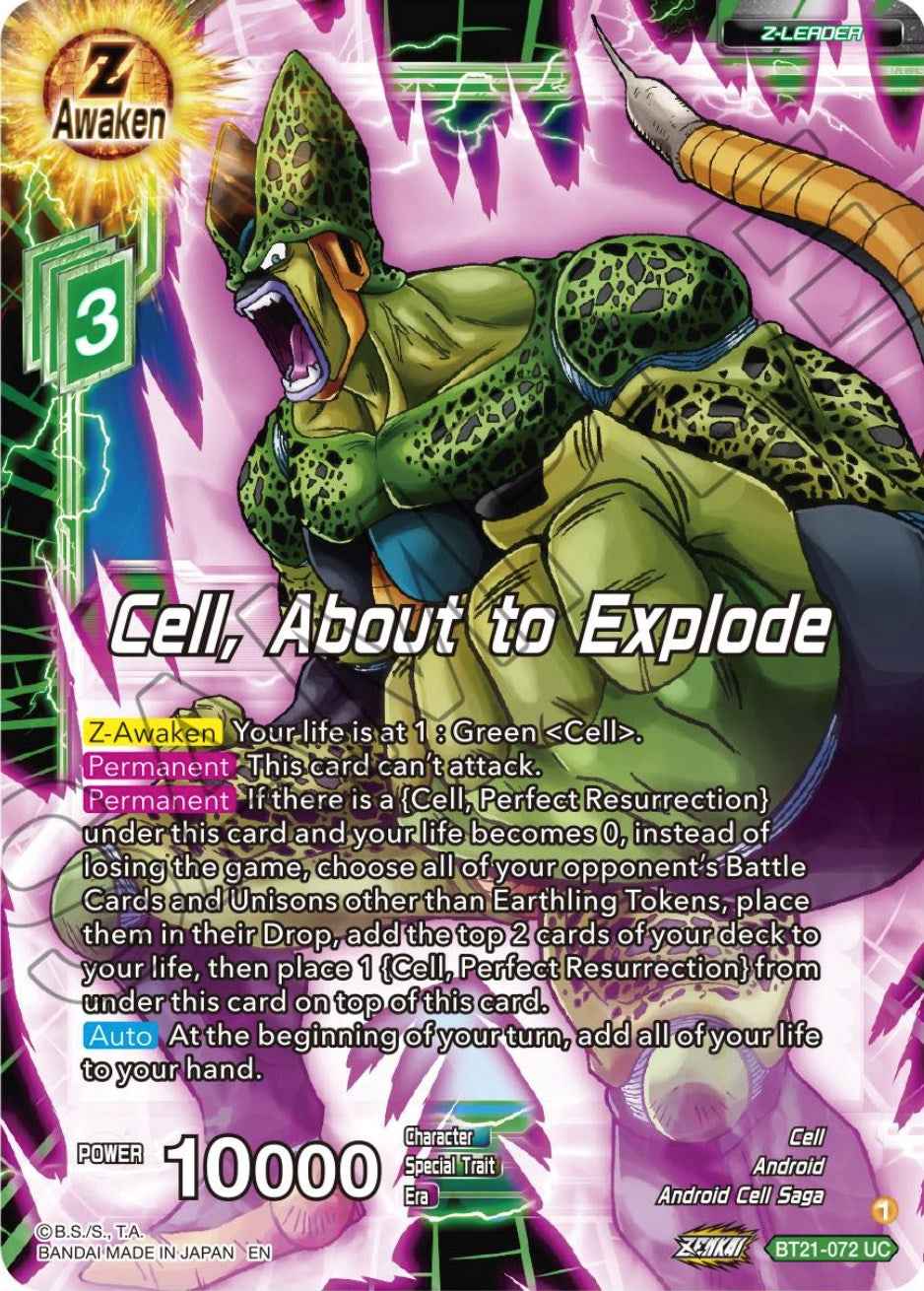 Cell, About to Explode (BT21-072) [Wild Resurgence] | Black Swamp Games