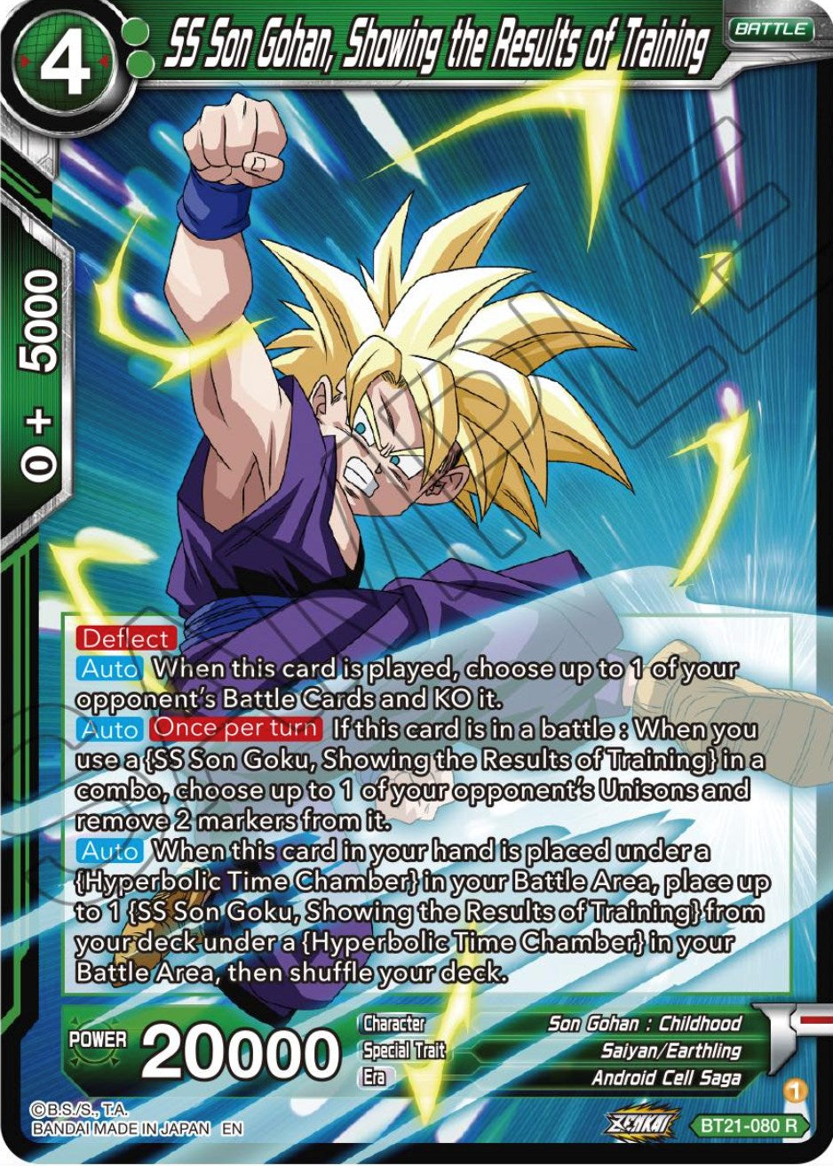 SS Son Gohan, Showing the Results of Training (BT21-080) [Wild Resurgence] | Black Swamp Games