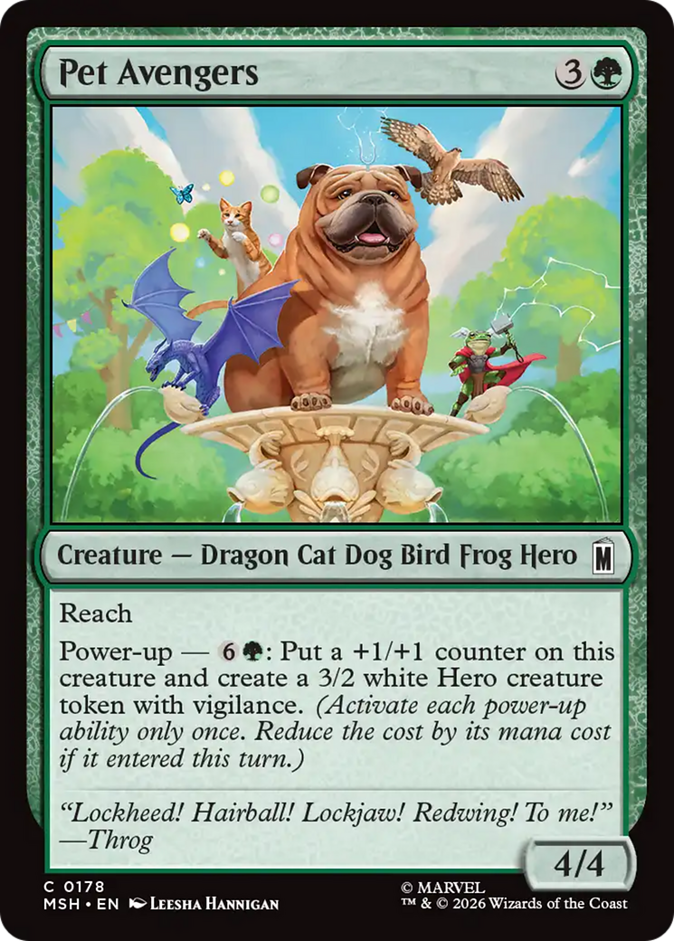 Pet Avengers [Marvel Super Heroes] | Black Swamp Games